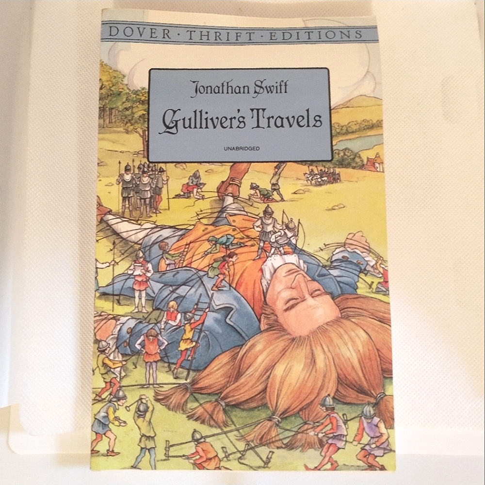 4/$20 Gulliver's Travels by Jonathan Swift Softcover Book